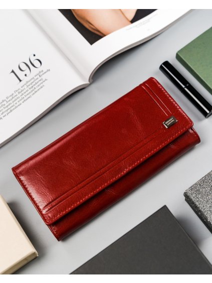 Rovicky piros hosszúkás pénztárca V092