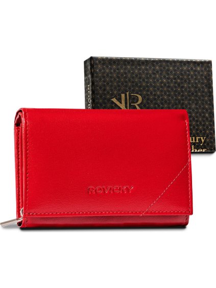 Rovicky piros pénztárca finom varrással V093