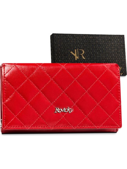 Rovicky Steppelt elegáns piros pénztárca V101