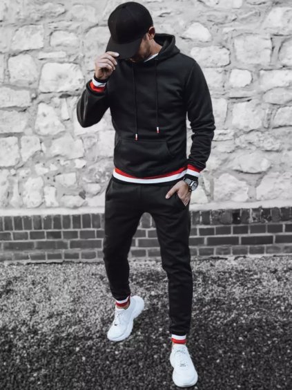 Fekete férfi tréningruha szett