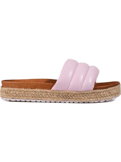 Vastag talpú női papucs Vinceza - rózsaszín