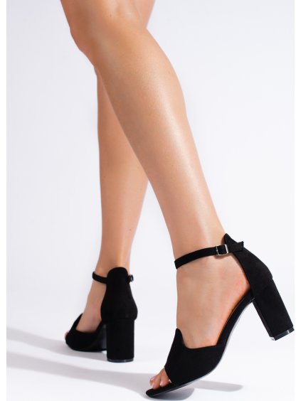 Női fekete tűsarkú szandál W. Potocki