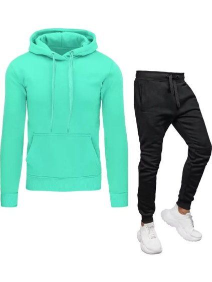 Menta-fekete férfi tréningruha szett