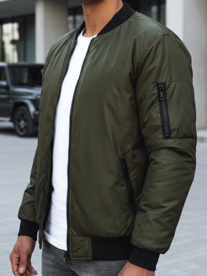 Khaki férfi bomber dzseki