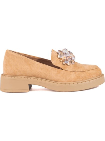 Női Potocki bézs velúr mokaszin
