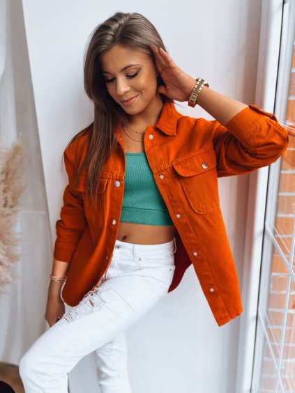 Narancssárga női ingkabát ALEXANDRIA