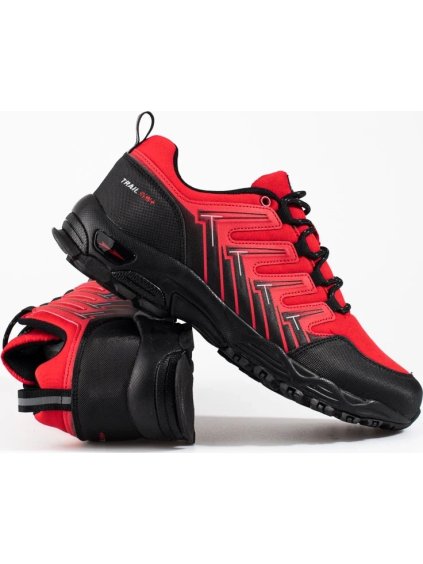 Férfi trekking sportcipő piros DK