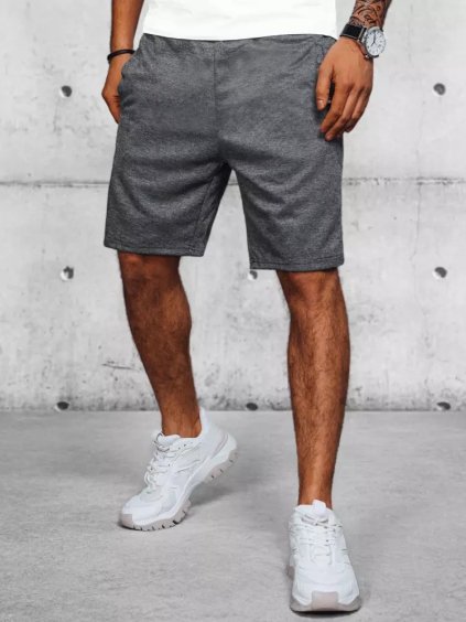Sötétszürke férfi rövidnadrág