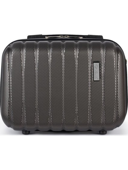 Solier sötétszürke kozmetikai bőrönd NOEL