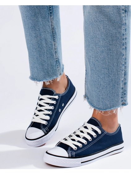 Fekete női tornacipő