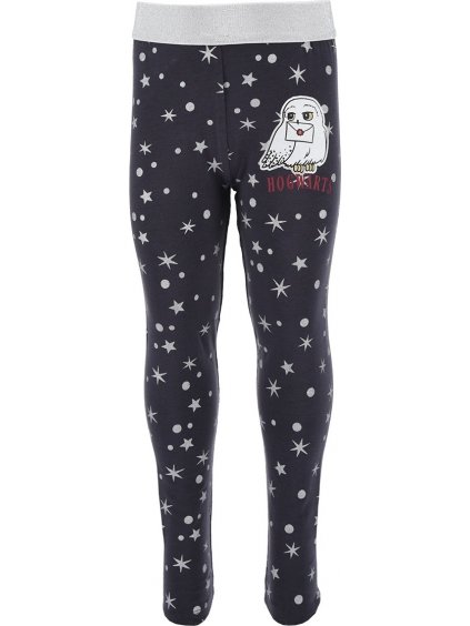Sötétszürke csillámos lány leggings Harry Potter