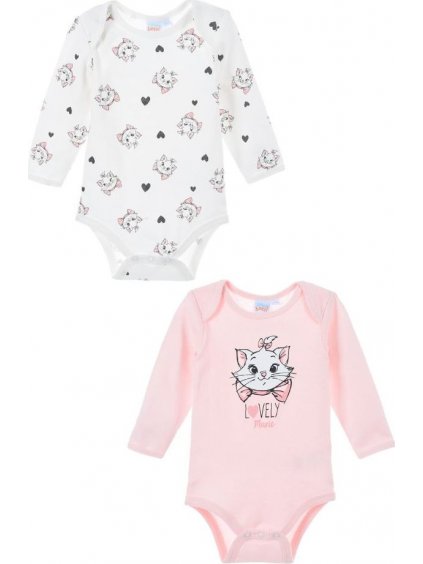 Rózsaszín-fehér body szett - Marie