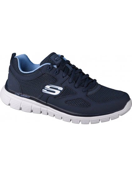 SÖTÉTKÉK FÉRFI TORNACIPŐ SKECHERS BURNS AGOURA