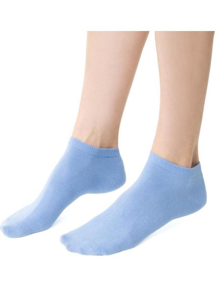 Világoskék női bokazokni Art. 052