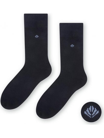 Sötétkék férfi sima zokni Art. 056