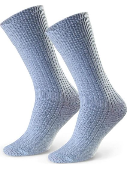 Világoskék női klasszikus zokni Art.093