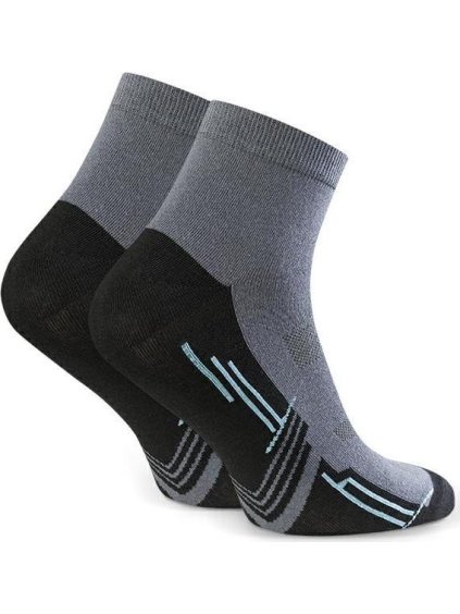 Szürke-fekete férfi zokni Art. 054