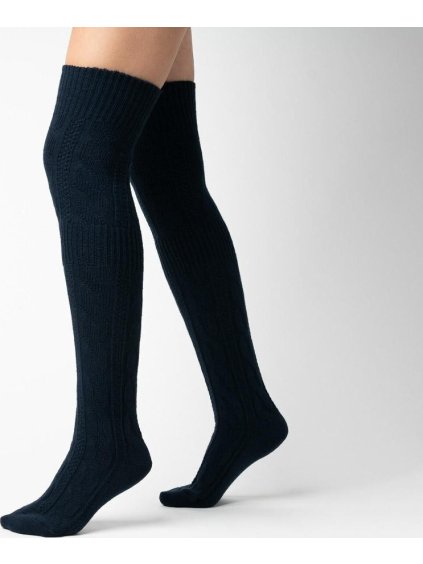 Sötétkék térdzokni Art.089