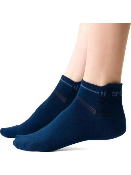 Sötétkék női bokazokni Art. 050