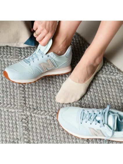 Sárga rövid női zokni Art.058