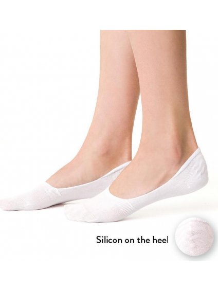 Fehér női rövid zokni Art.058