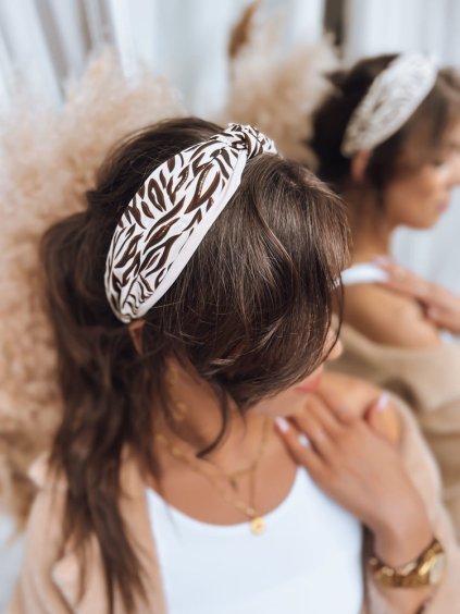 Krémes fejpánt WILD