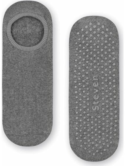 Szürke női alacsony csúszásmentes zokni Art.132