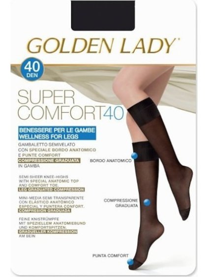 Térdzokni Golden Lady Super Comfort 40 den