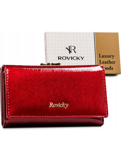 Rovicky Red női lakkbőr pénztárca V128