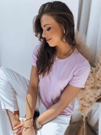 Világos lila nőiNői póló MAYLA