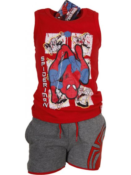 Spiderman vörös-szürke nyári szett