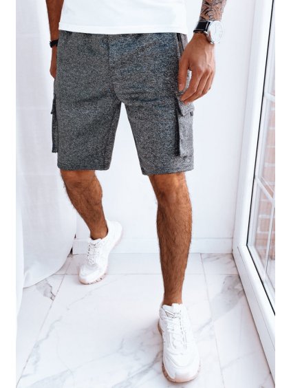 SÖTÉTSZÜRKE FÉRFI TRÉNINGRUHA CARGO SHORTS