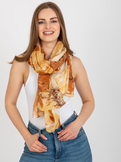 Bézs női pareo - virágok