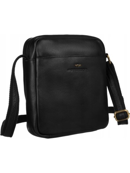 Peterson elegáns bőr férfi futártáska