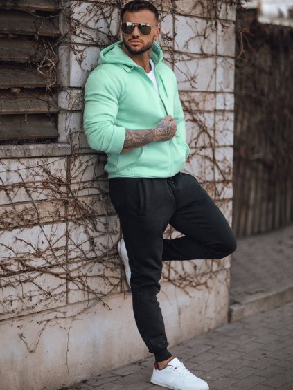 Menta-fekete férfi tréningruha