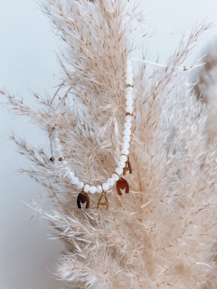 Fehér karkötő MAMA'S LOVE