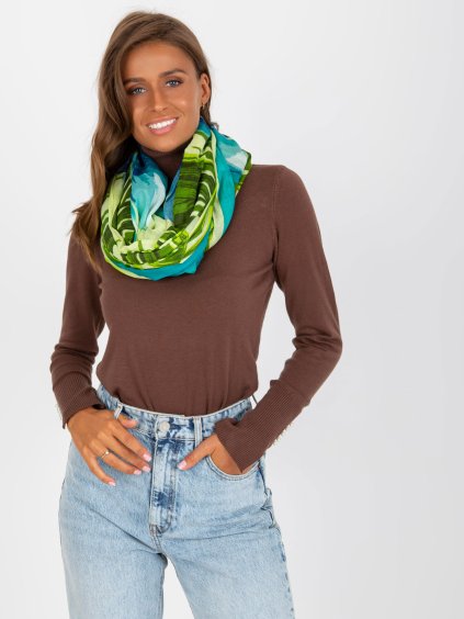 Kék-zöld mintás pareo