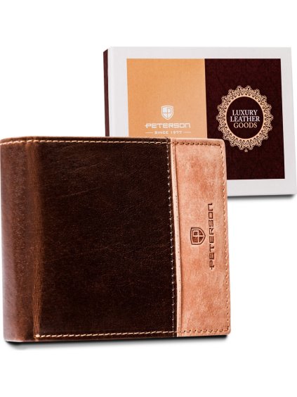 Peterson Brown bőr pénztárca W029