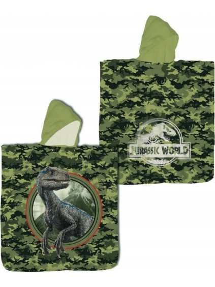 Jurassic World zöld tengerparti poncsó