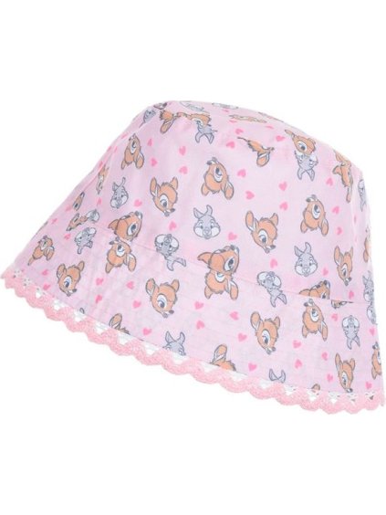 Világos rózsaszín nyári sapka Disney Baby Girlnek