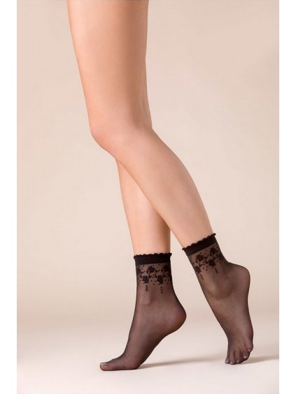 Gabriella 526 Bloom nylon zokni