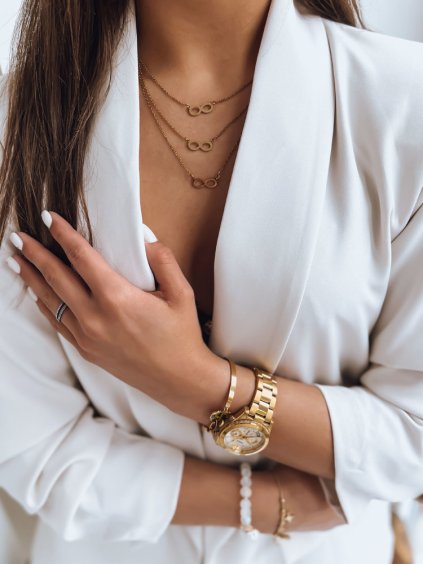 Arany nyaklánc végtelen medálokkal INFINITY