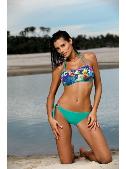 Zöld virágmintás fürdőruha Shakira Martinica