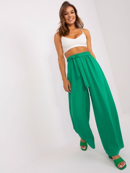 Zöld széles nadrág