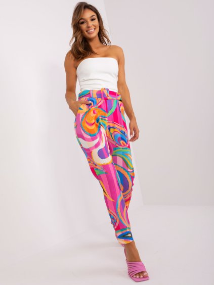 Rózsaszín mintás nadrág