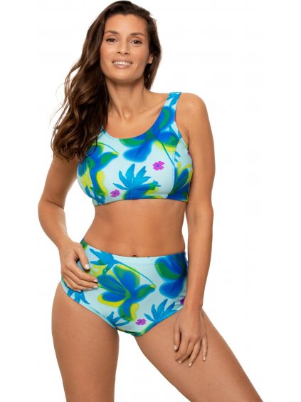 Világoskék mintás bikini Asani