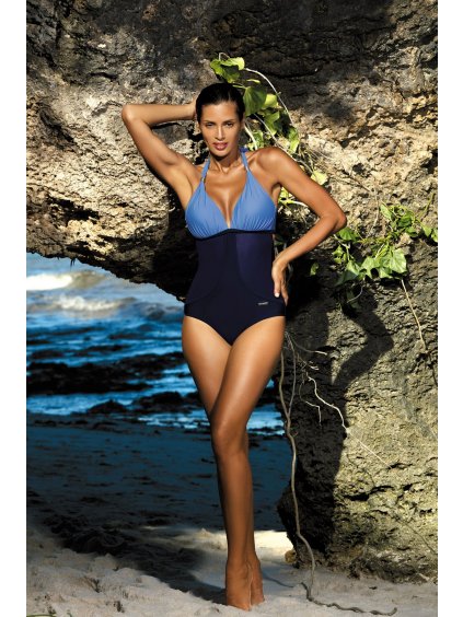 Sötétkék monokini Priscilla Balocco-Cosmo