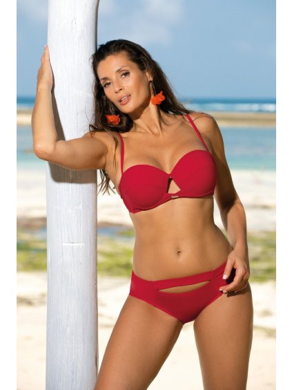 Piros bikini kivágással Amiri