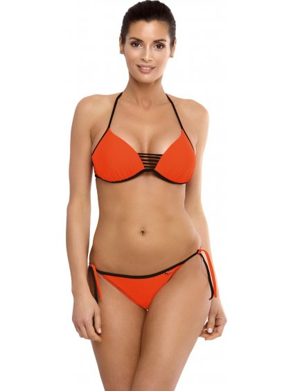 Narancssárga bikini fekete szegéllyel Janette Dinasty
