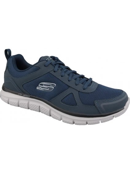 SÖTÉTKÉK FÉRFI TORNACIPŐ SKECHERS TRACK-SCLORIC 52631-NVY